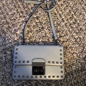 Micheal kors baby blue wallet/crossbody purse